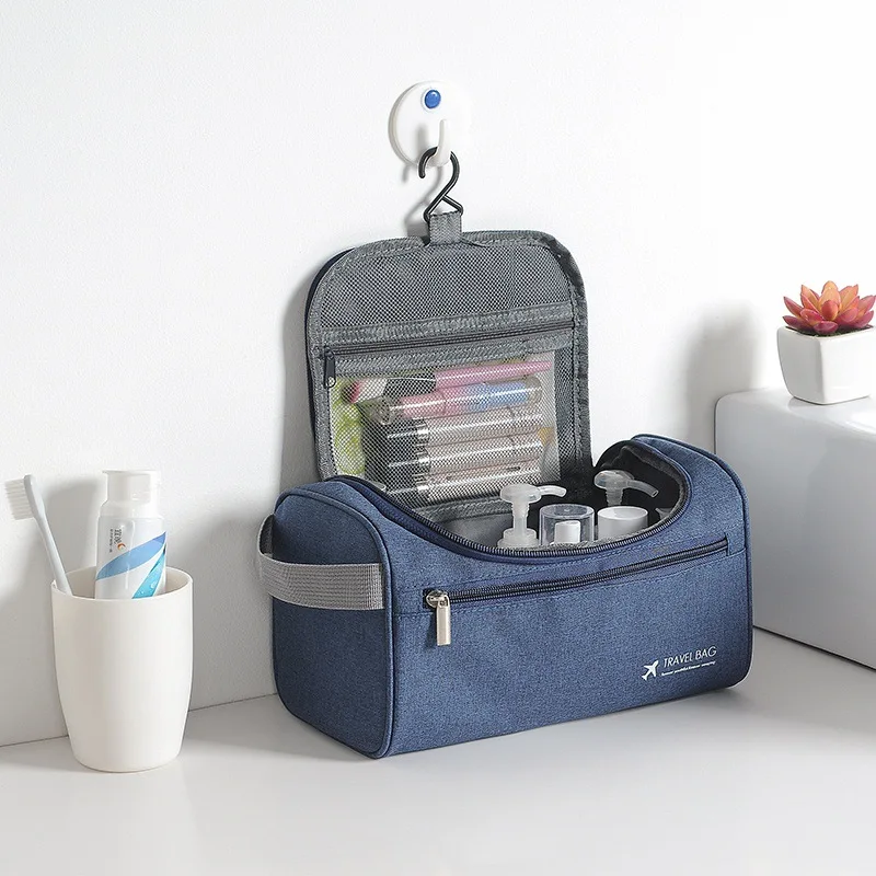

Large-Capacity Travel Cosmetic Bag Oxford Makeup Pouch Women Waterproof Bathroom Wash Bag Multifunctional Toiletry Kit