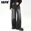 IEFB American Style Male Jeans Loose Zipper Wide-leg Washed Denim Pants High Street Summer New Trendy Trousers 2024 9C6160 1