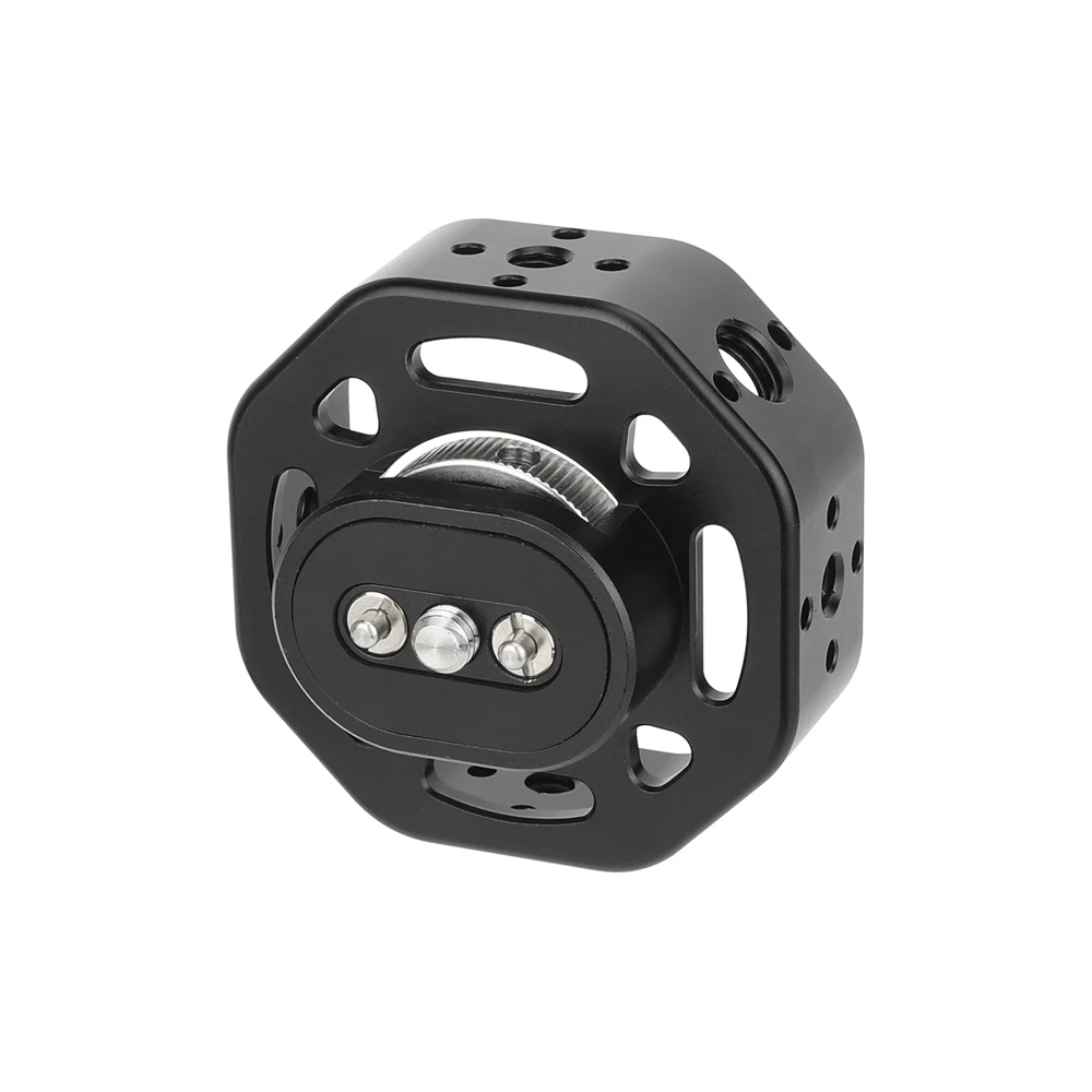 Camera Round Side Handgrip with 1/4"-20 Thumbscrew Mount Rosette Arri Style Hand