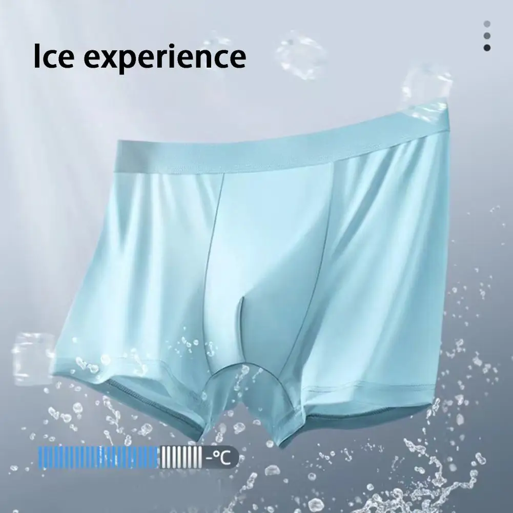 

Men Panties Breathable Men's Underwear Stretchy Sweat-absorption Briefs Cotton Boxer Shorts U Convex Male Underpants for Comfort