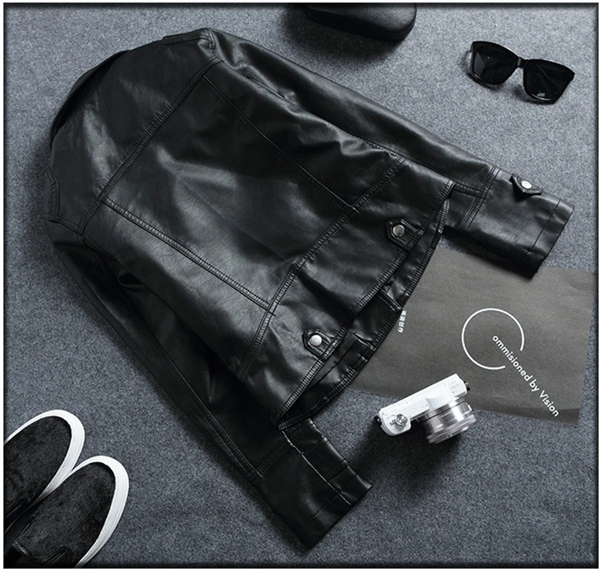 Fashion Leather Jacket Women Turn Down Collar Short Coat Zipper Long Sleeve New In Jackets 2024 Chic Streetwear Motorcycle Tops 2