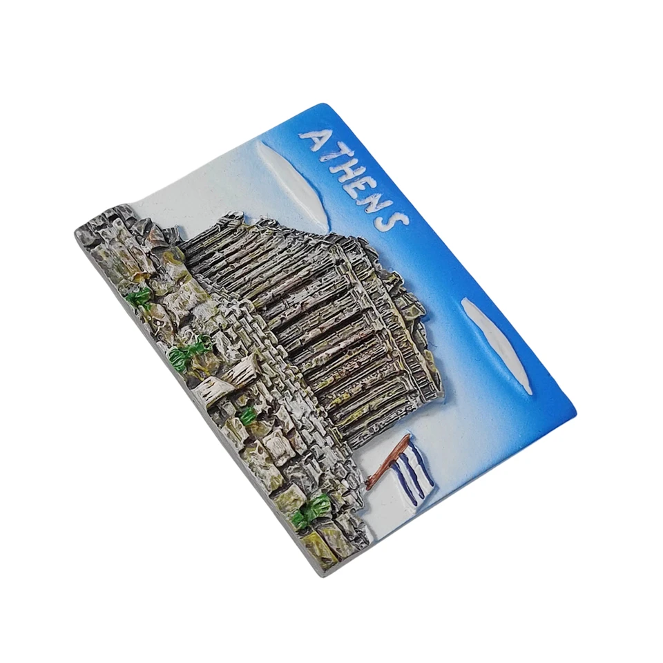3D Magnete Frigorifero Atene Grecia - Souvenir Turistico In Resina, Fatto A Mano, Decorazione Casa