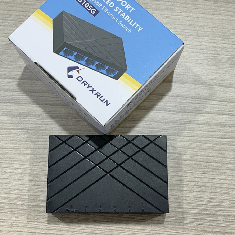 LP-S105G 5 포트 1000M 기가비트 스위치 모니터링 네트워크 케이블 스플리터, 상업용 네트워킹 장비