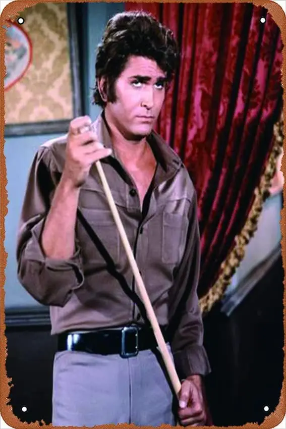 

Майкл ландон-Бонанза винтажный Ретро металлический жестяной знак Паб Бар мужская пещера Клубное украшение для кафе 8x12 дюймов