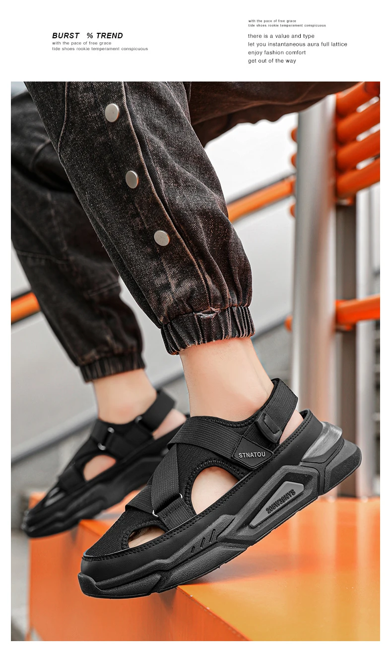 Summer Casual Leather Outdoor Non-slip Sandals