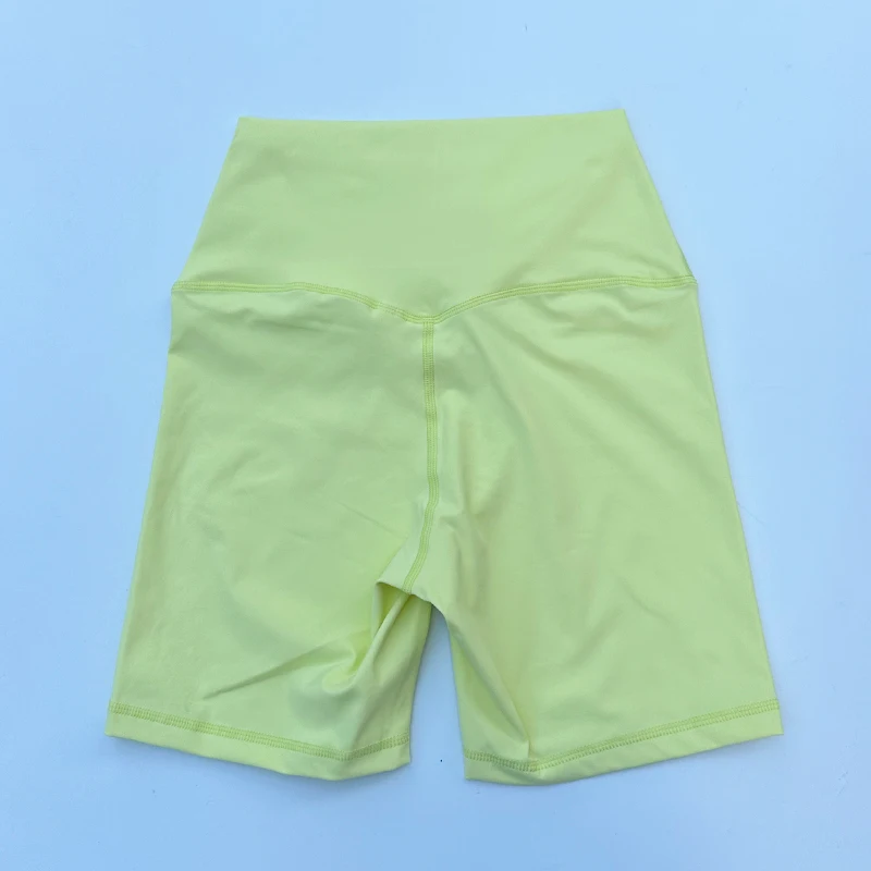 Women Sports Shorts High Waist Yoga Slim Fit Butt Lift Gym