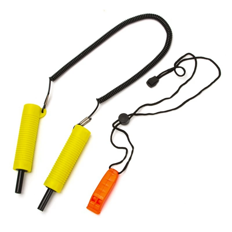 Ice Pick Non-Skid Icebreaker Emergency Sturdy Lightweight Protective Gear Portable Winter Protection Fishing Reusable Yellow