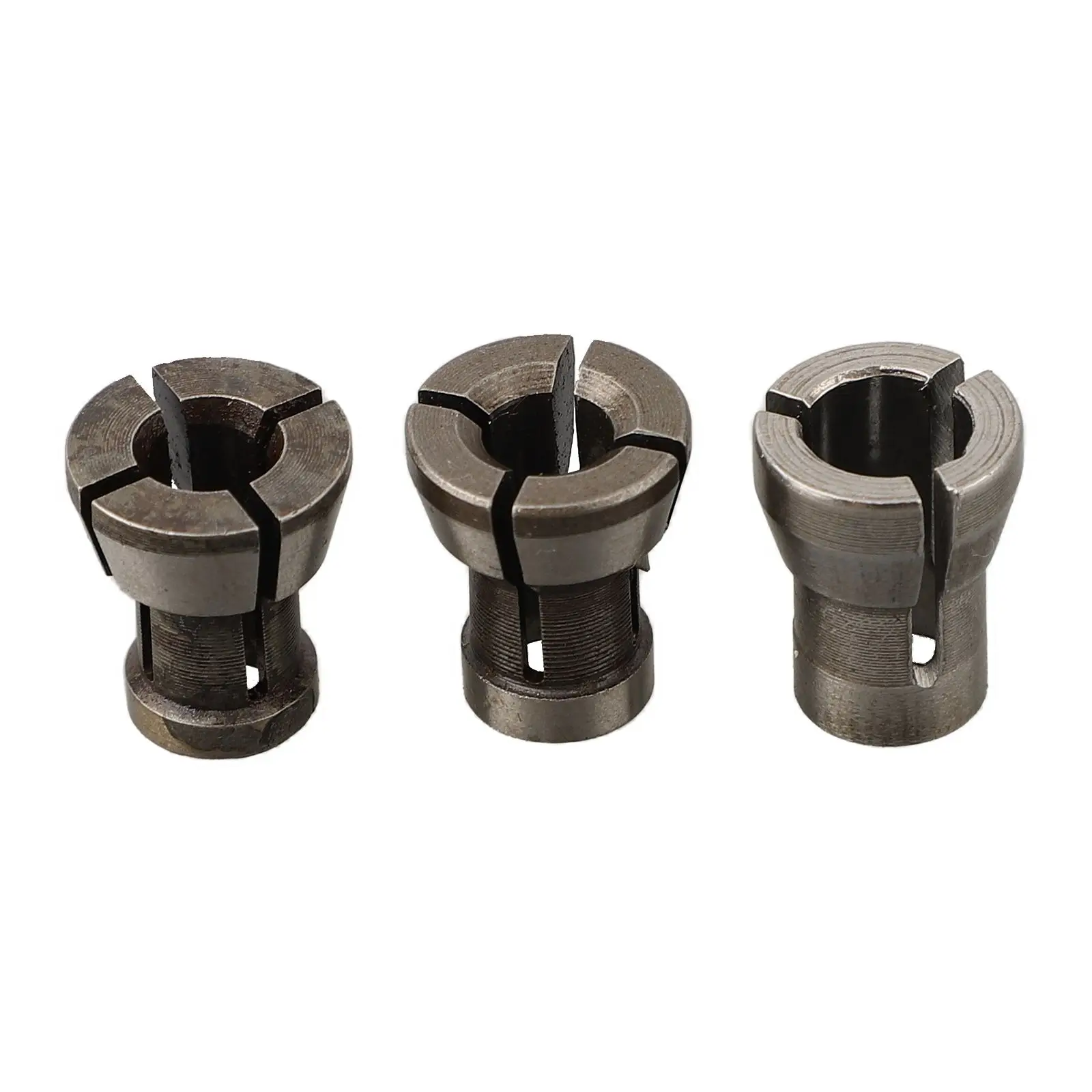 1 Set M17 6/6,35/8mm Spannzange Adapter Mit Mutter Carbon Stahl Gravur Trimmen Maschine Router fräser Zubehör – Detail 3