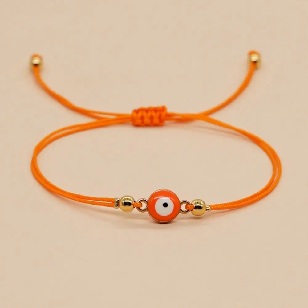 Bracciale Tennis Con Ciondolo Occhio Del Diavolo – Zirconia Cubica – Regolabile Con Pulsante Scorrevole – Portafortuna Per Donne – Regalo YA4896
