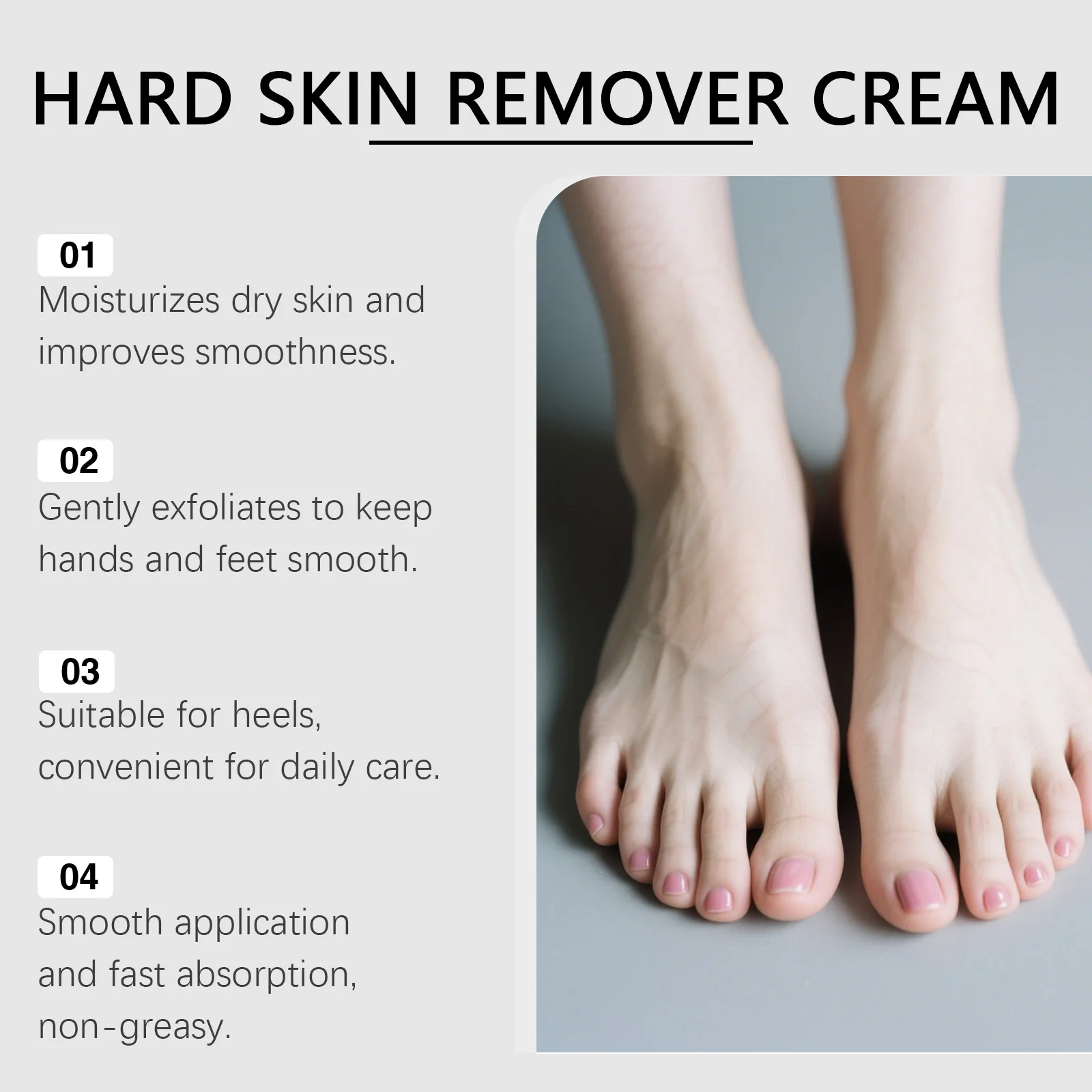 Daily Foot Nourishing Cream - Moisturizing & Hydrating, Targets Autumn/Winter Dryness, Gentle Foot Care for All Skin Types
