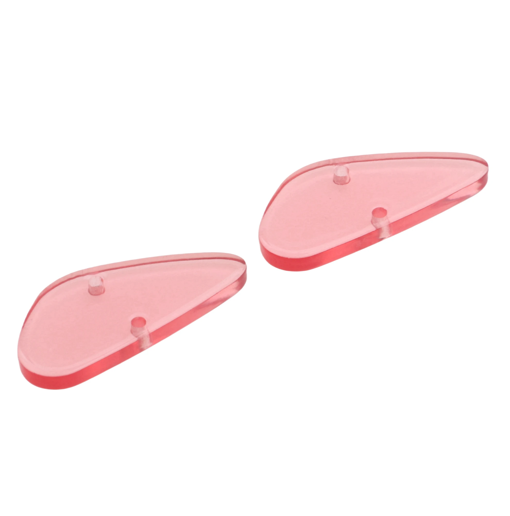 12PCS Candy Harz Acryl Rohlinge Ausschnitt Halbkreis Anschlüsse Ohrring Teile Abstrakte Anhänger, 2 Löcher Ohrringe Erkenntnisse, ACE345 – Detail 7
