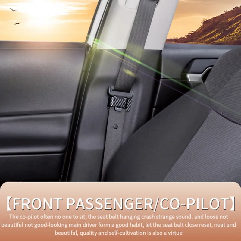 Seat belt stopper Car Seat Belt Limiter Buckle Stopper Self-adhesive Fixed Clip Seat Belt Adjusting Clip