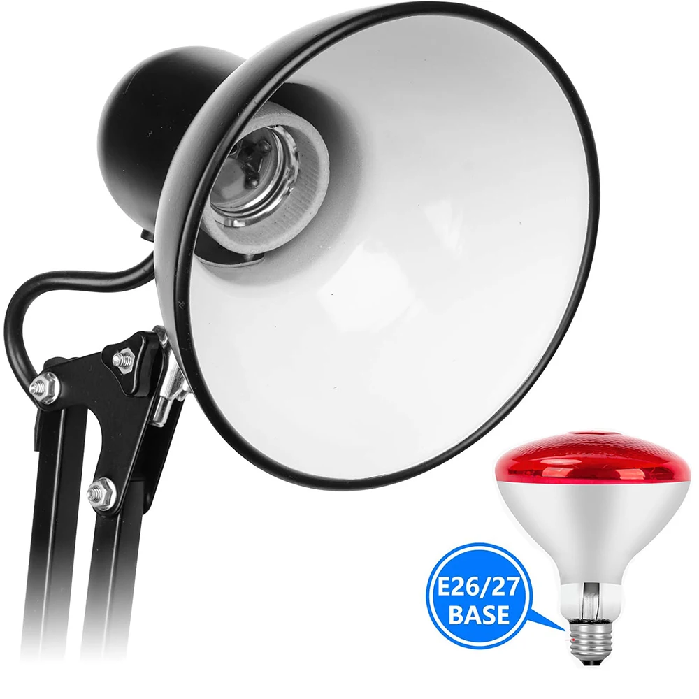 E26/27 Floor Stand Infrared Heat Physiotherapy Lamp Pain Relief Speed Up Healing 180&deg; Adjustable Anti-scald Health Care Lamp