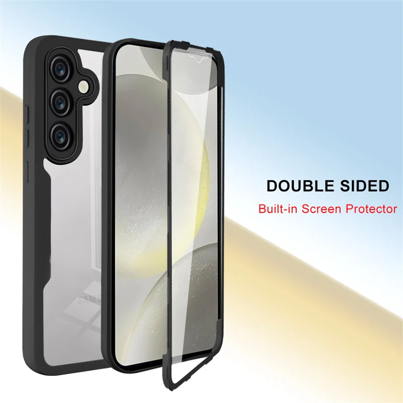 Enhanced Shockproof Case with Clear Screen Protector and Silicone Bumper