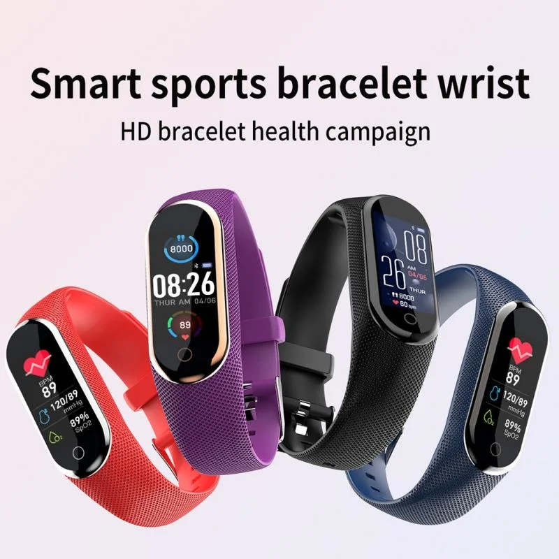 M8 Men Women Smartband Bracelets IP67 Waterproof Fitness Tracker Pedometer Heart Rate Blood Pressure Monitor Smart Wristband |
