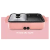 110V/220V 1200W 2 IN 1 Electric Hot Pot Cooker BBQ Grill Multicooker Electric BBQ Grill Non Stick Plate Barbecue Pan Cooking Pot 1