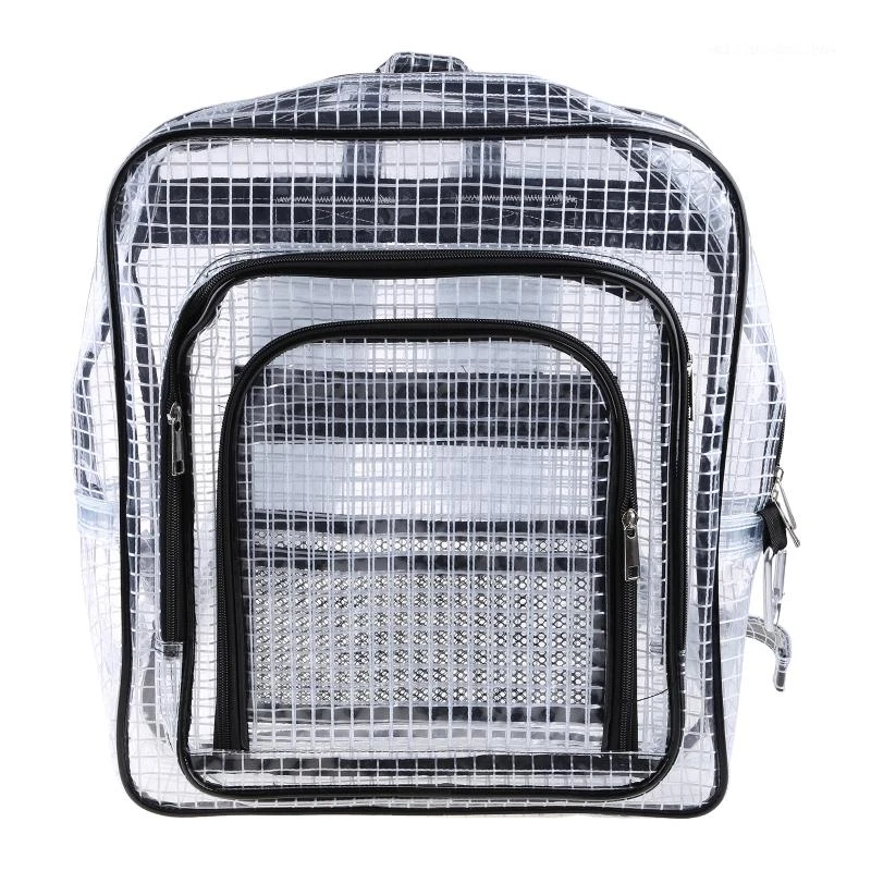 Antistatic Clear Pvc Backpack Cleanroom Engineer Tool Bag For Computer