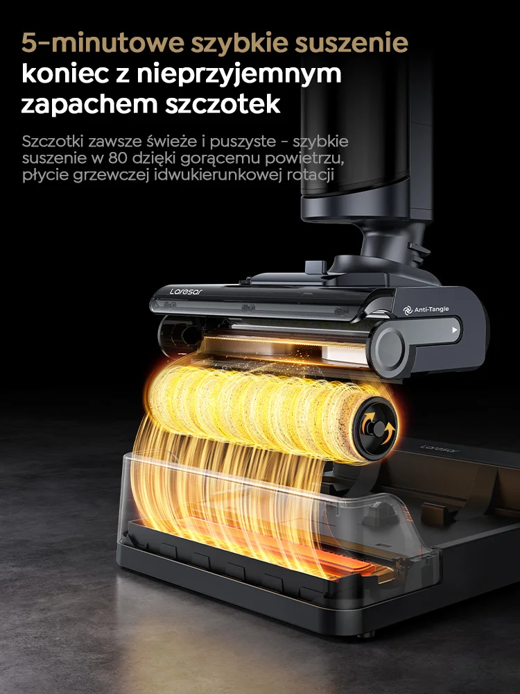 Laresar S7 Pro odkurzacz myjący w akcji