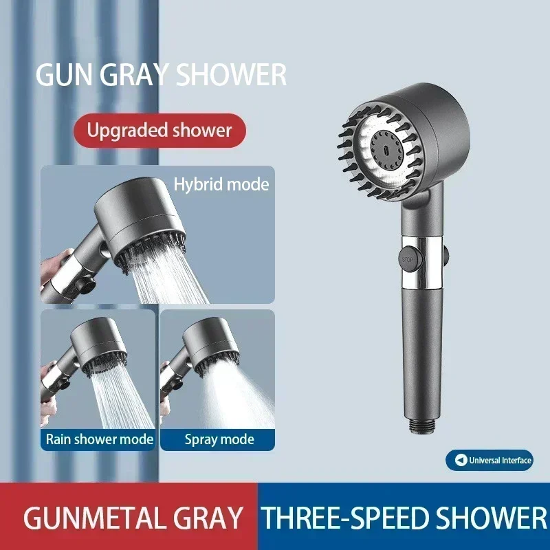 Xiaomi New High Pressurized Filter Shower Head Massage Sprayer 3 Mode Adjustable Faucet Shower Set Smart Bathroom Bath Accessory 4