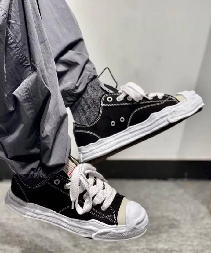 

Melt Bottom Sneaker MMY Thick Bottom Sneaker for Men Mihara Canvas Shoes Women Causal Shoes Yasuhiro Trend Borad Couples Shoes
