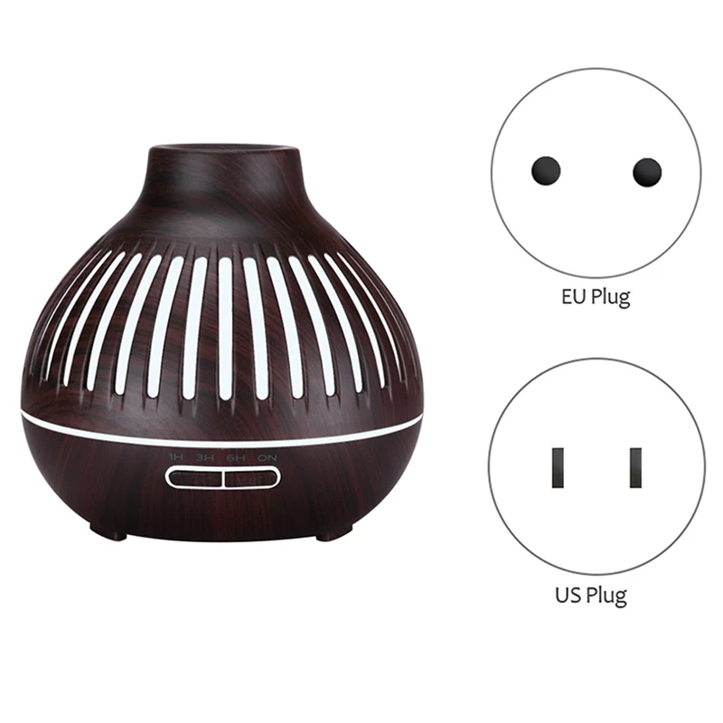 

Electric Aroma Air Diffuser Wood Grain Ultrasonic Air Humidifier Essential Oil Aromatherapy Mist Maker