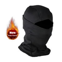 Cagoule de Camouflage chaude en polaire d'hiver, masque complet de Ski résistant au froid pour l'extérieur, masque de moto, doublure de casque 5