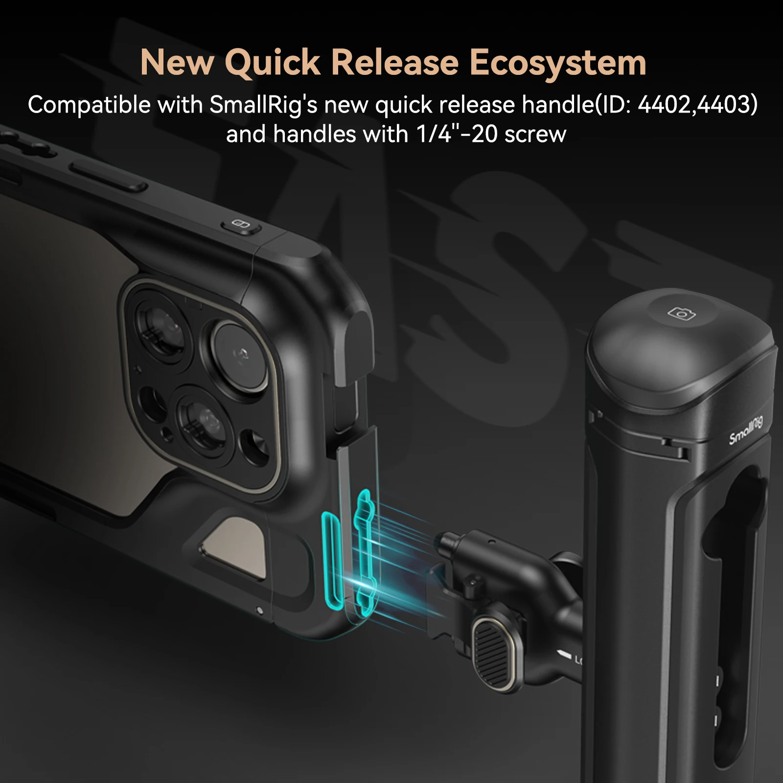 Smallrig Mobile Video Cage para Iphone 15 Pro 4396 - Image 4