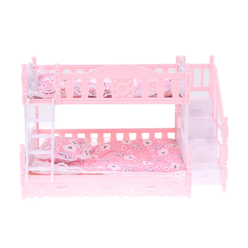 Bed Miniature Dolls Barbie Dollhouse Doll Beds Barbie Bunk Beds