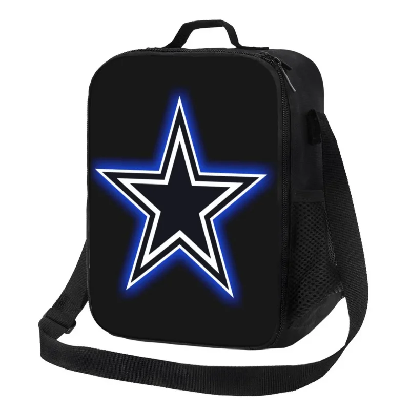 

Custom Cowboy Star Bag Women Cooler Thermal Insulated Lunch Boxes for Student School