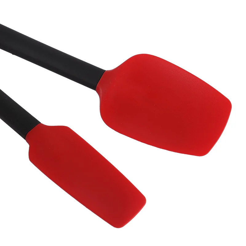 Heat resistant baking accessory food grade cake cream christmas silicone spatula