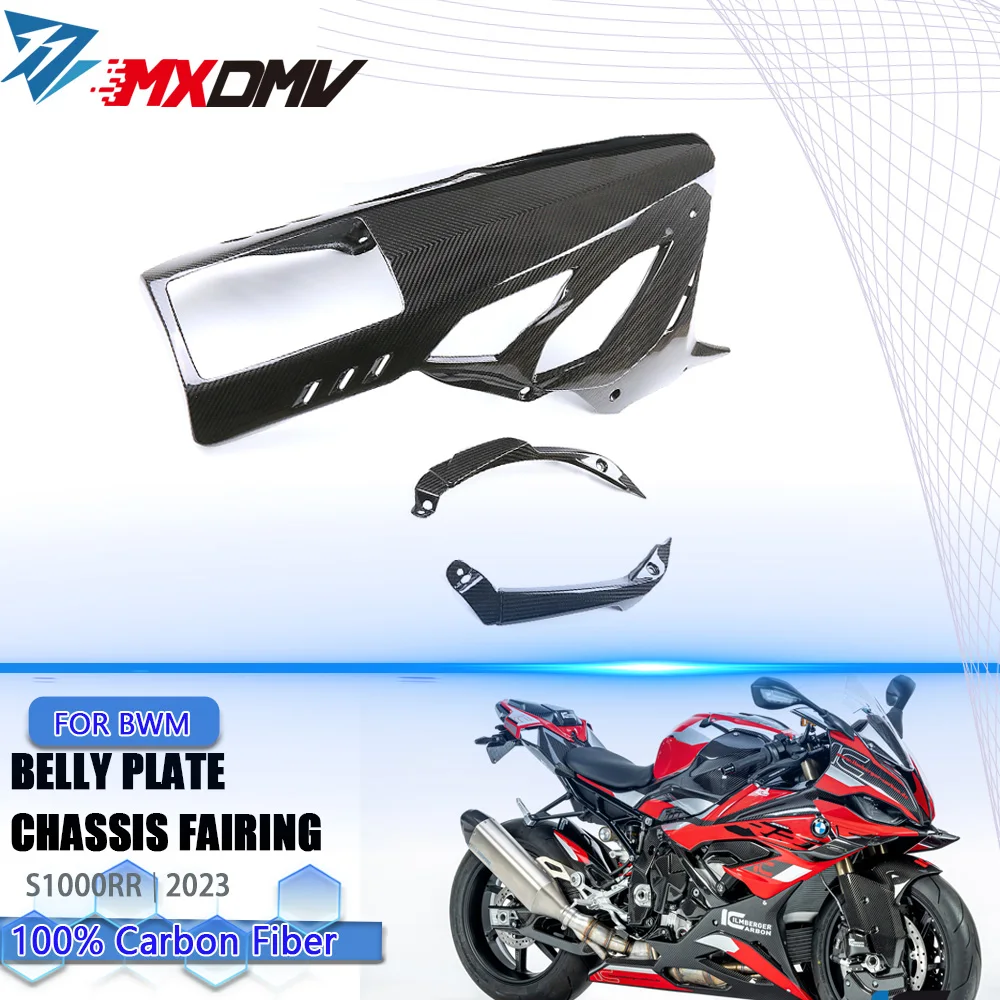 

3K Carbon Fiber Motorcycle body parts lower fairing Pan Undertray Fairing Cover For BMWS1000RR BMW S1000RR 2023