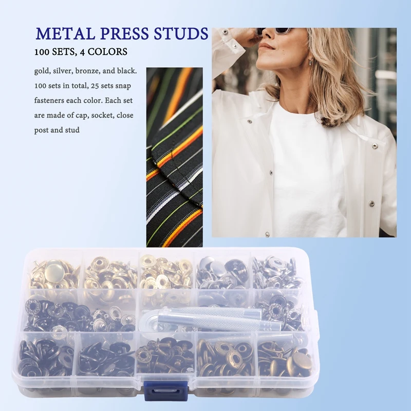 Рисунок 2 - Набор из 100 кожаных застежек