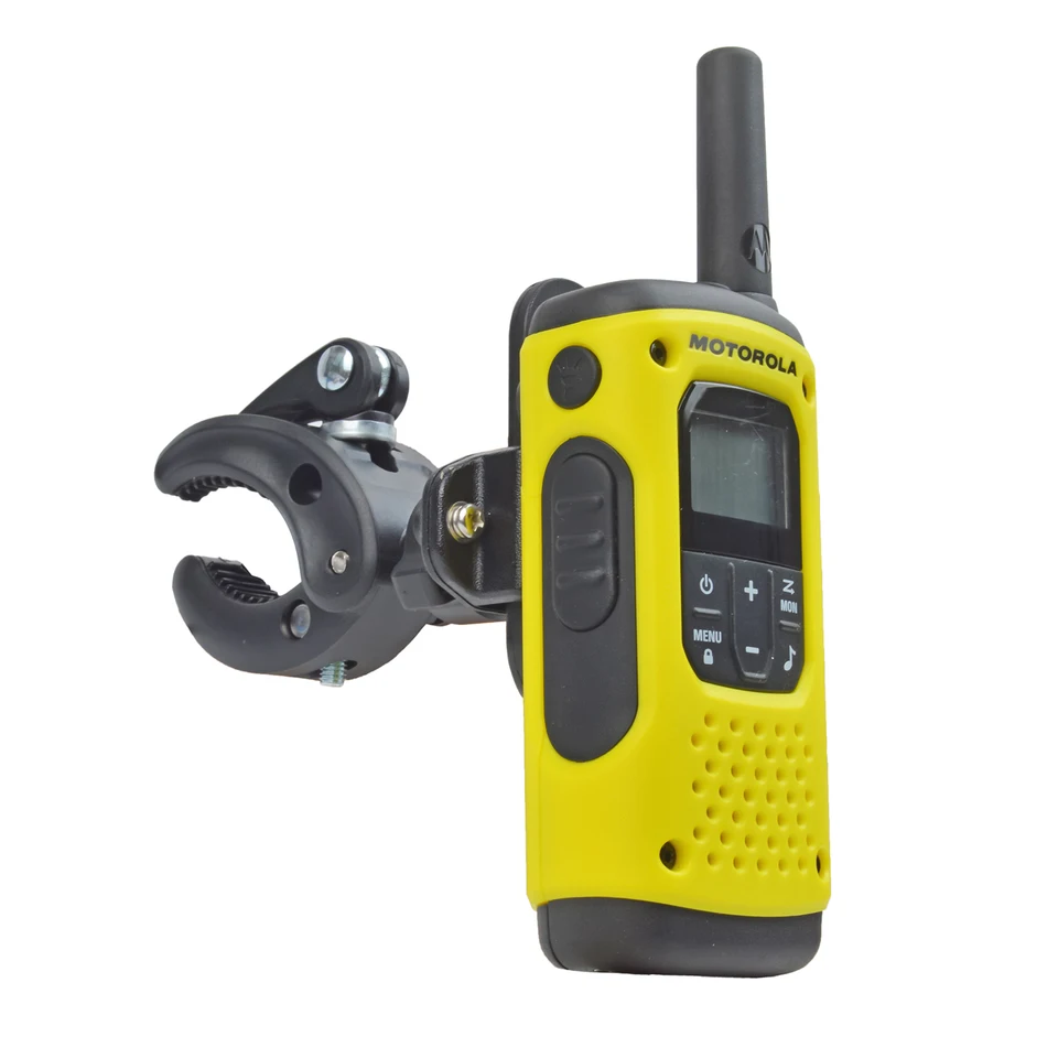 Supporto Regolabile Per Walkie-Talkie Da Manubrio – Morsetto 5,5 Cm – Compatibile Con Radio Midland, Cobra, Uniden – Per Moto E Bici