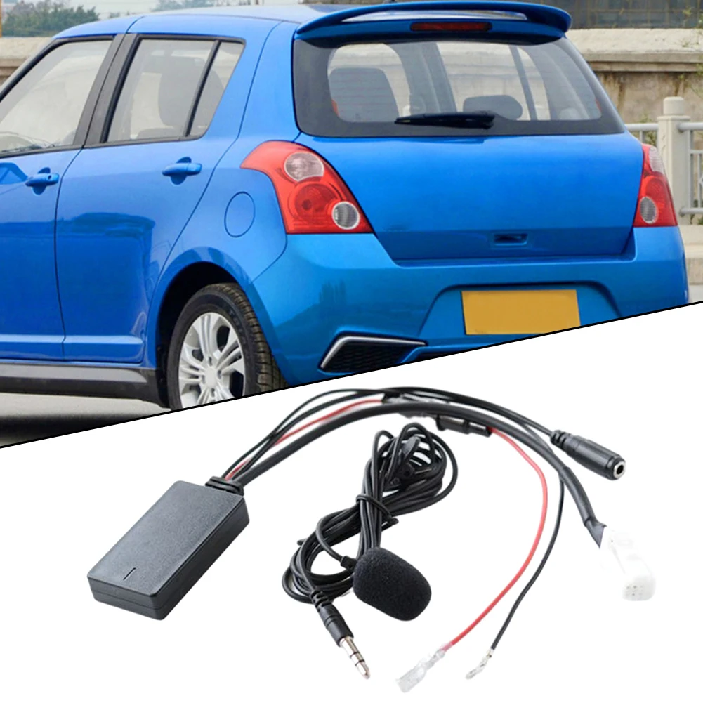 For Clarion For Jimni Bluetooth-compatible AUX Bluetooth 27CM 5-12V 5.0 Bluetooth Durable To Use Non-destructive