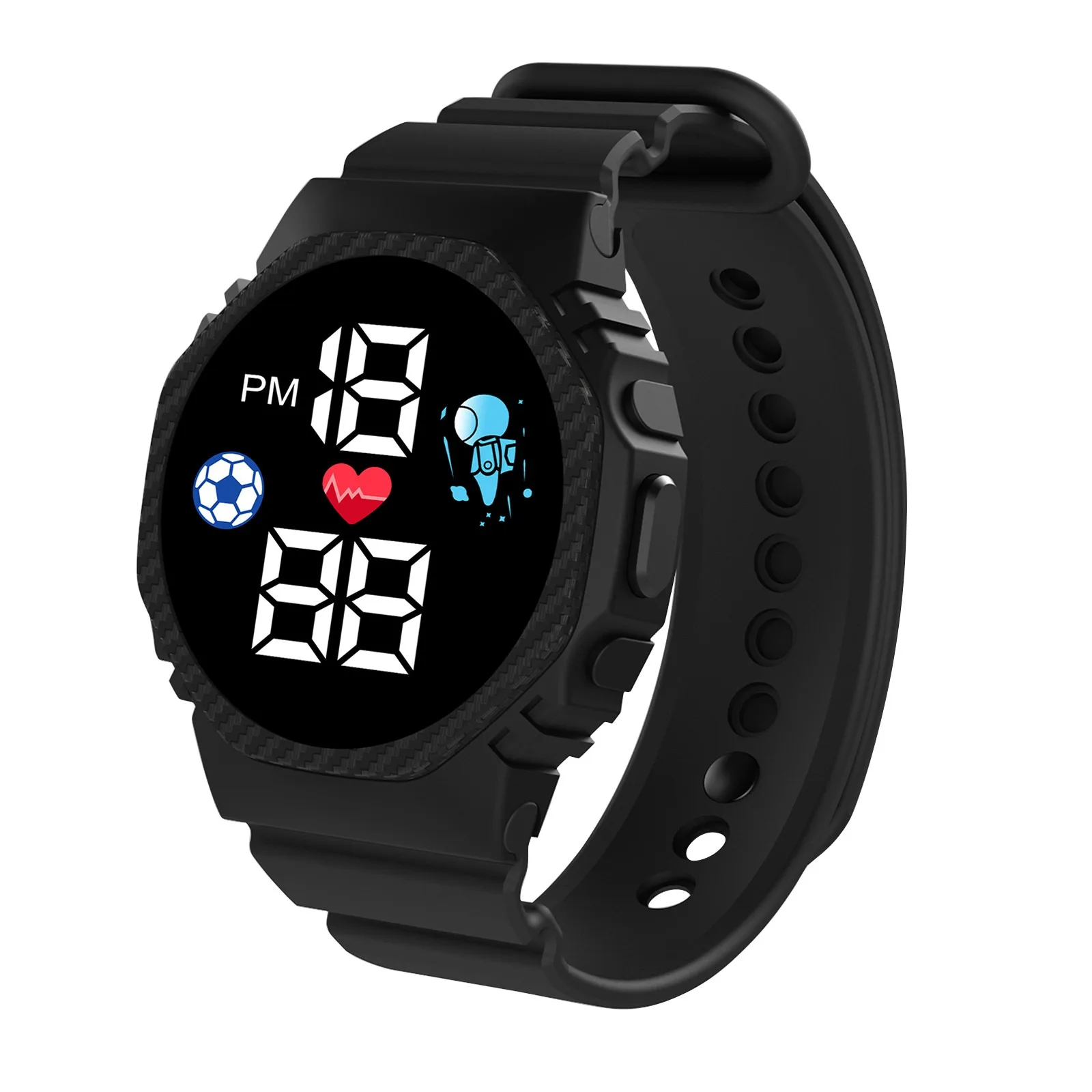 Colorful Kids LED Digital Waterproof Smartwatch - Fashion Sports Bracelet