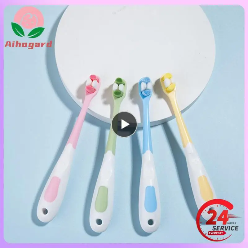 

Training Toothbrush Wanmao Over Year Old Soft Fur Care Gums Clean Oral Care Tongue Brush Macarons Soft Soft Toothbrush