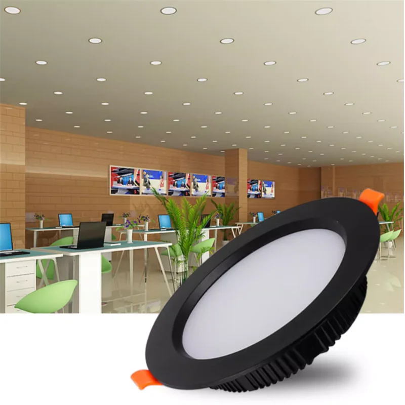 3CM Ultra-thin Recessed LED Downlight 7W9W12W15W18W20W24W SMD2835 Chip CRI 95 Dimmable Ceiling Lamp Spot Lights led ceiling light led downlight led spotlight For Home Use