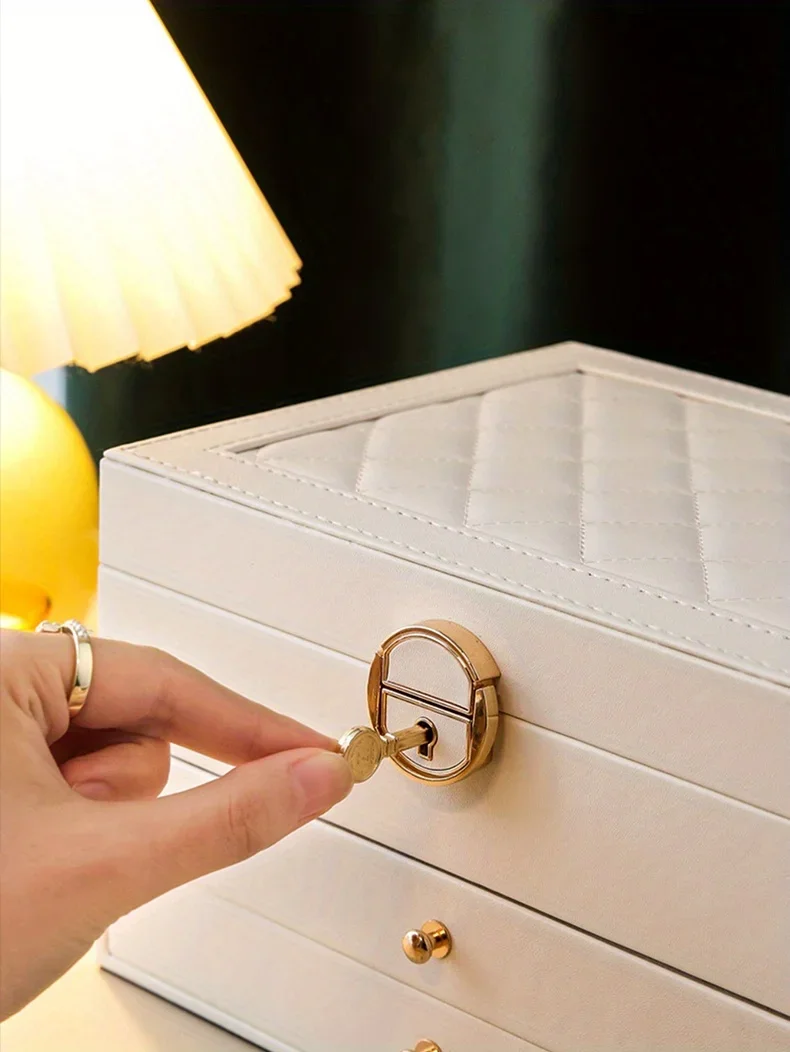 1PC Jewelry Storage Box | Necklace Earrings Organizer Case | Elegant Jewelry Gift Box P... - SKU JSB01217 - UGI Packaging