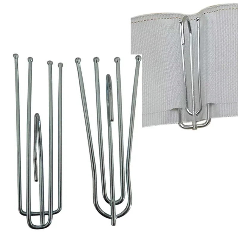 50 Pcs High Quality Curtains Hooks Use with Tape Curtain Accessories