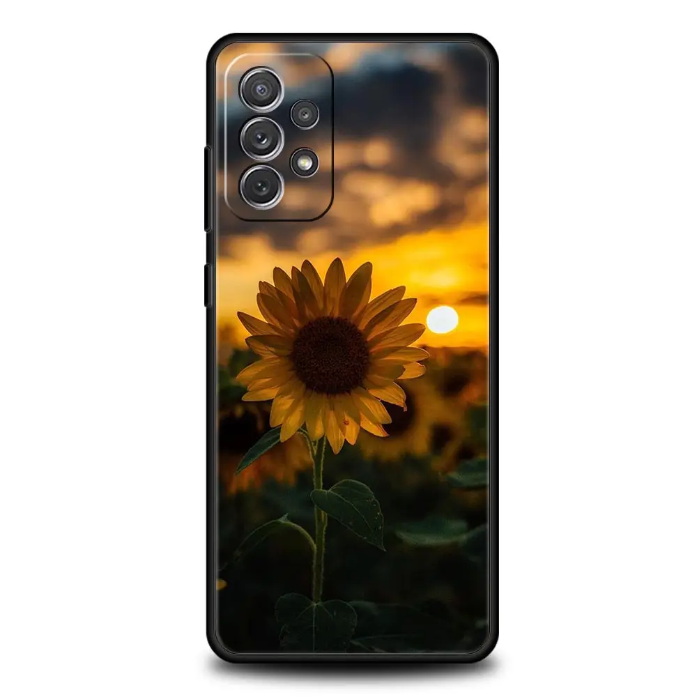 Radiant Sunflower Design Smartphone Case Cover