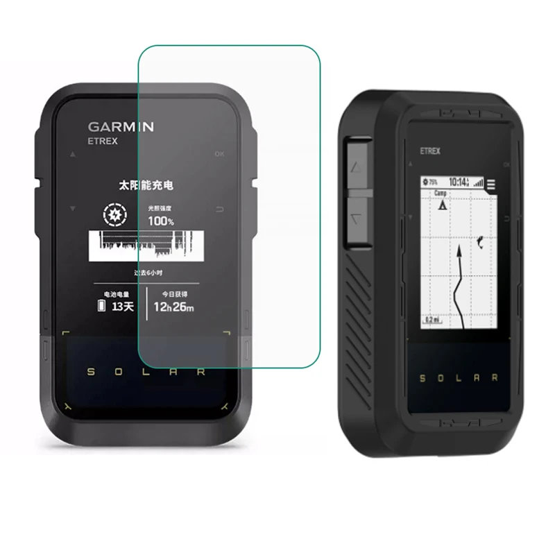 

Силиконовый мягкий чехол-бампер, Защитная пленка для экрана Garmin Etrex Solar / Etrex SE, защитный чехол, аксессуары