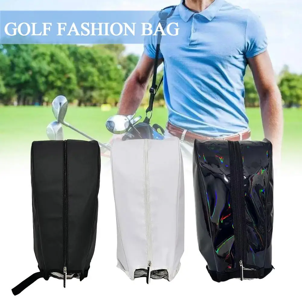 

1pcs Golf Bag Cover PVC Waterproof Flight Travel Golf Bag Cover Dustproof Golf Bag With Rain Cover Case For Storage Bag Dur K5N2