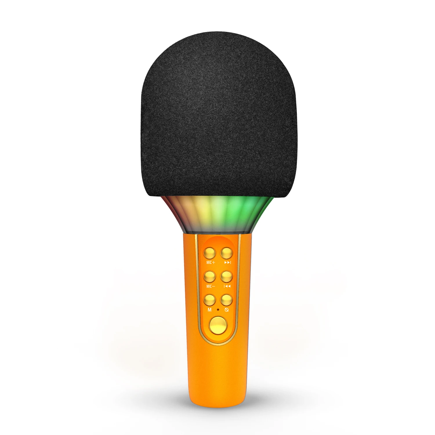 Микрофон для караоке CMTECK, беспроводной ручной перезаряжаемый микрофон для караоке, Bluetooth микрофон для пения С Built-in динамиком