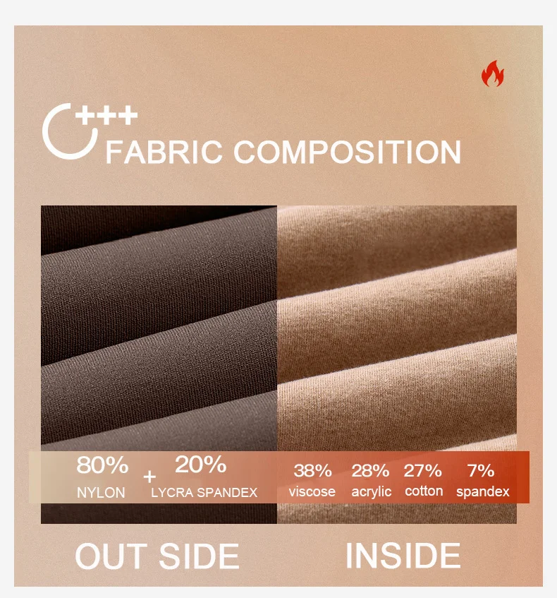 BIVIGAOS Upscale Zero Polyester Fall Winter Warm Sharkskin Leggings Women Fleece Heating High Elastic 10A Antibacterial Leggings