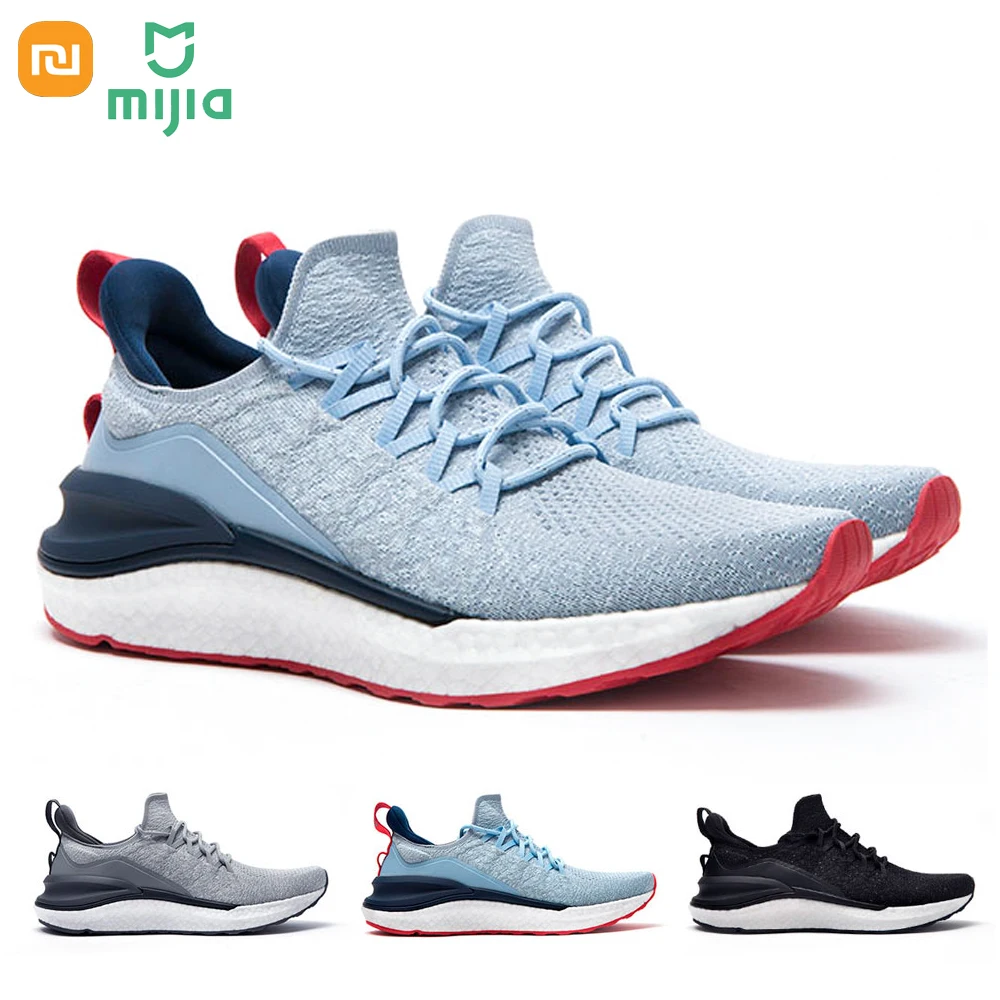 Original Xiaomi Mijia Sneakers 4 Daily Elements Shoes 4 Men Ultra Light Running Sneakers Men's Dazzler Sneakers Women Sport Shoe