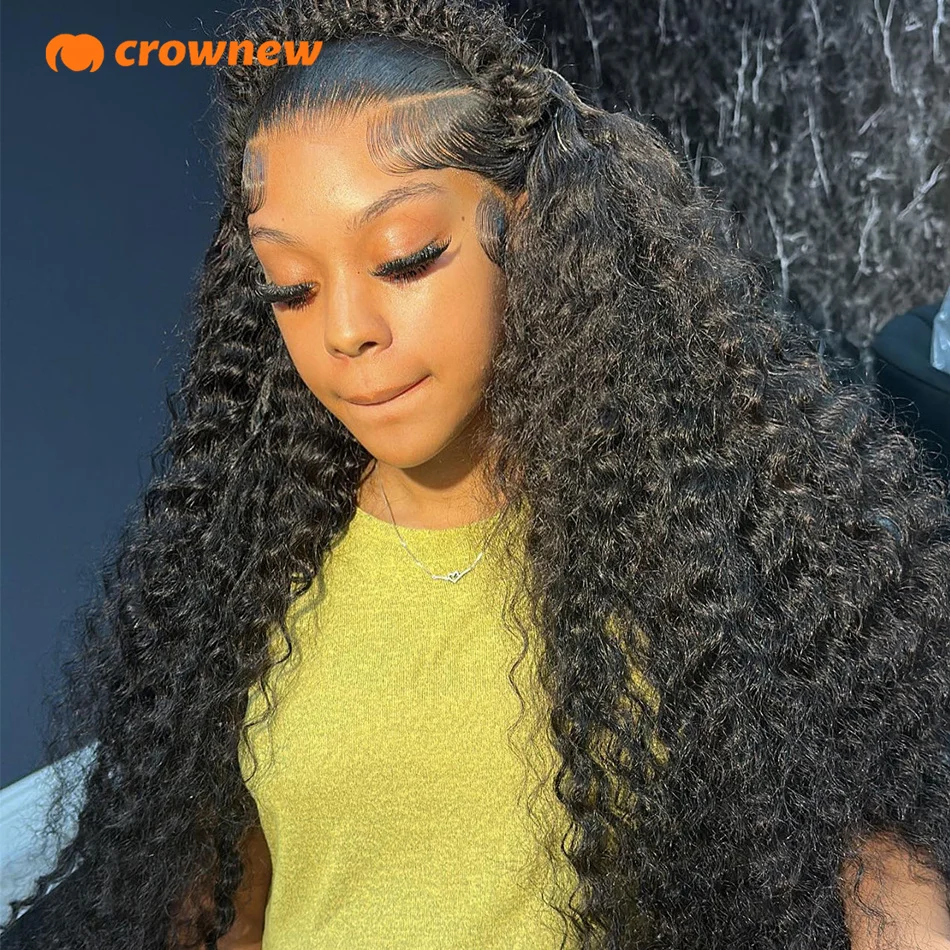 

Curly Lace Front Human Hair Wig Big 13X4 Frontal Hd Lace Human Hair Wig 100% Human Hair Wig Pre Bleached Pre Plucked Human Wigs