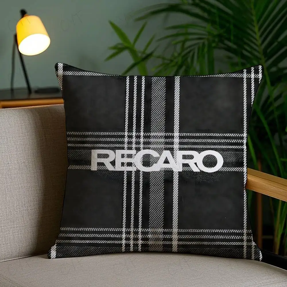 Mode Anime R-Recaro Kissenbezug Anti-Dustmite Kissenbezug Unsichtbarer Reißverschluss seidiger kurzer Plüsch Sofakissenbezug – Detail 10