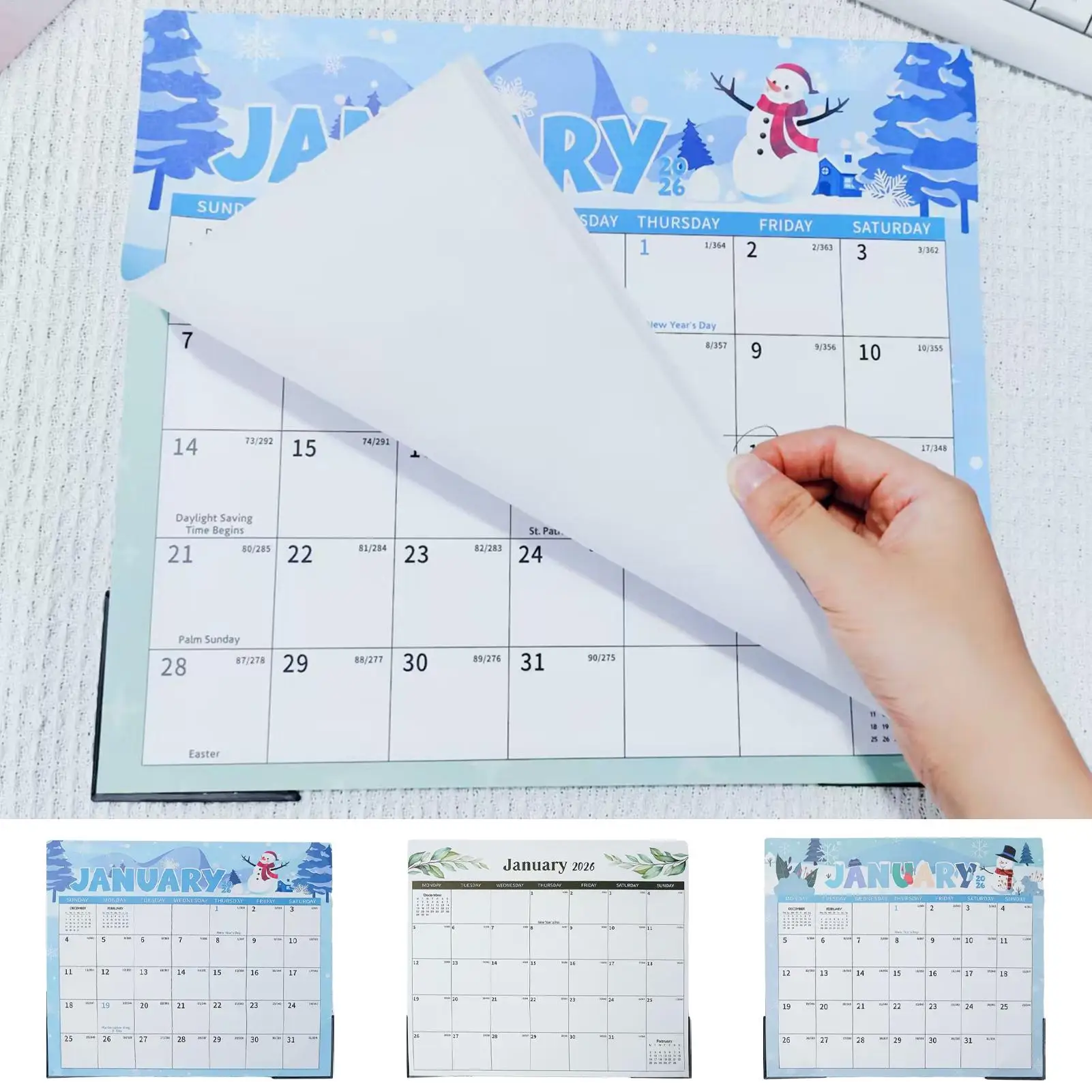 18-Month Magnetic Fridge Calendar (Jan 2026 - Jun 2027)