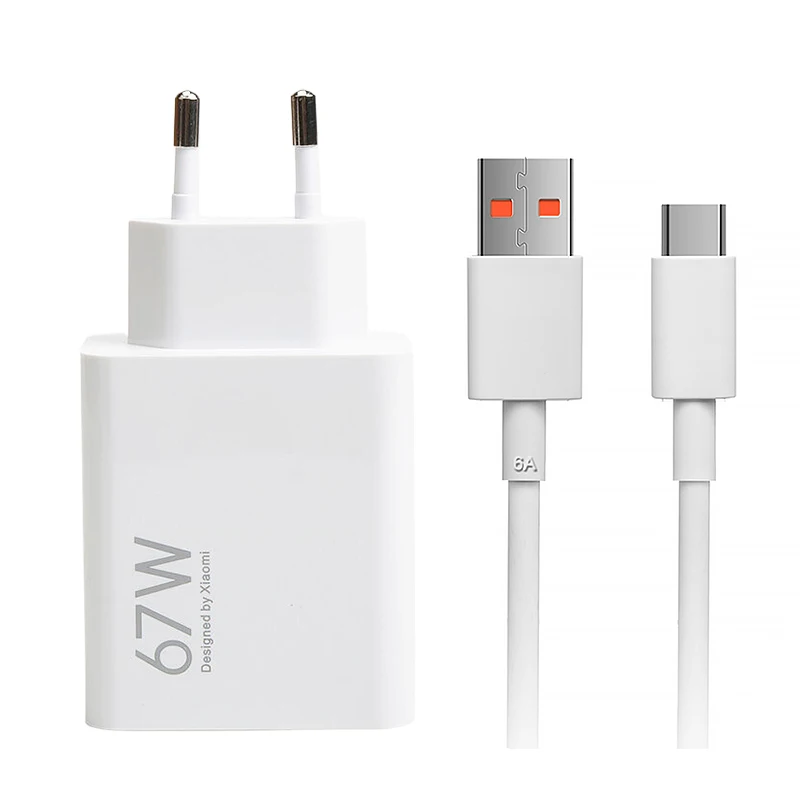 ตัวเลือกสินค้า อะแดปเตอร์ชาร์จเร็ว 67W EU สำหรับมือถือ Xiaomi