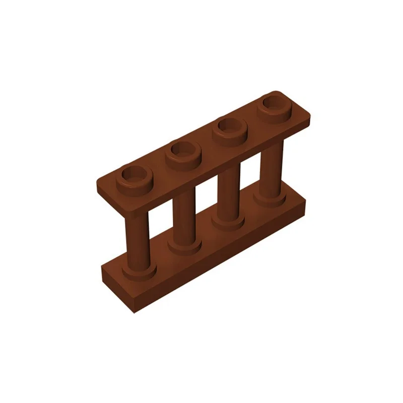 50pcs DIY 빌딩 블록 1x4 난간 두꺼운 그림 벽돌 어린이를위한 교육 크리 에이 티브 장난감 크기 15332와 호환 가능